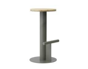 Barová stolička Pole 75, pine / grey