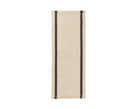 Koberec Calm Kelim Runner 80x200, off-white/coffee