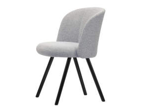 Čalouněná jídelní židle Mikado Side Chair Aluminium, cream/sierra grey