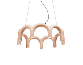 Závěsné svítidlo Arch Circle 76, nude