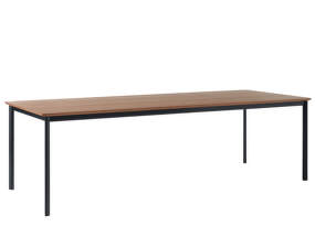 Jídelní stůl Drip HW117, black/lacquered walnut