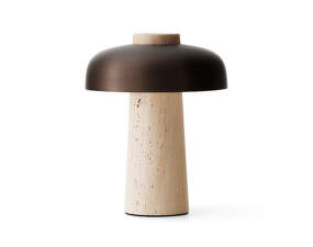 Přenosná stolní lampa Reverse, sand/bronzed