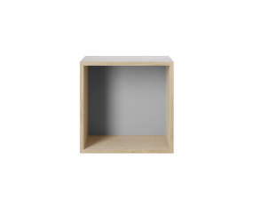 Policový díl Stacked medium, oak / grey
