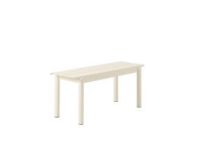 Lavice Linear Steel Bench 110 cm, off white
