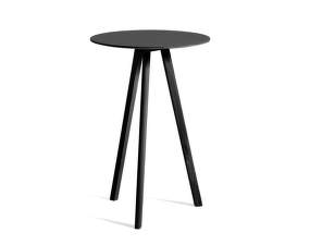 Stolek Copenhague CPH 20 Ø70, black stained oak/black oak veneer