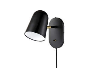 Nástěnná lampa Bureau, matt black/brass