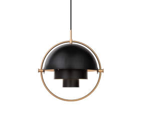 Závěsná lampa Multi-Lite Small, black/brass