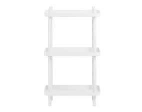 Police Block Shelf, white/white