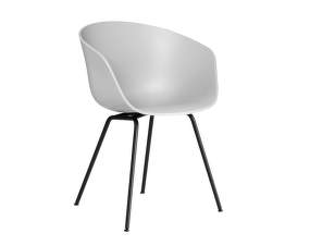 Židle AAC 26 Black Powder Coated Steel, concrete grey