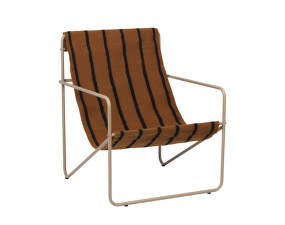 Křeslo Desert Lounge Chair, cashmere/stripes