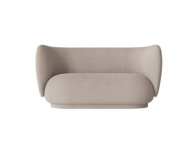 Sofa Rico bouclé, 2–seater, sand