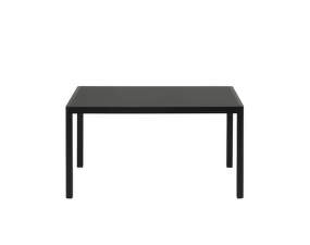 Jídelní stůl Workshop 140x92, black oak / black linoleum