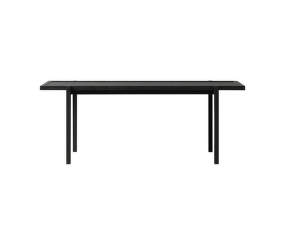 Konferenční stolek Coffee Table 115 x 55, black oak / black steel