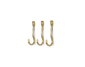 Sada háčků Curvature Hooks, brass