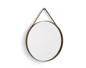 Zrcadlo Strap Mirror 70cm, light brown