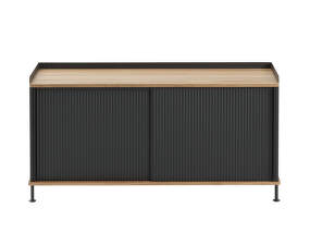 Komoda Enfold Sideboard 124x63, oak/anthracite black