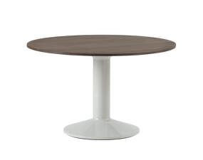 Stůl Midst Ø120, dark oak/grey