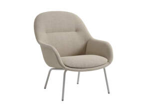 Křeslo Fiber Lounge Armchair Tube, Ecriture 240/grey