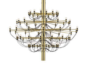 Lustr 2097/75 Clear Bulbs, brass