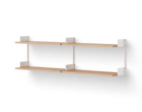 Policová sestava Chamber Shelf, oak/white