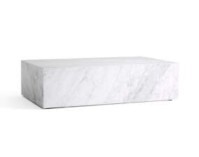 Konferenční stolek Plinth Low, Carrara