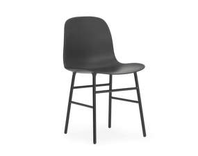 Židle Form, black/steel