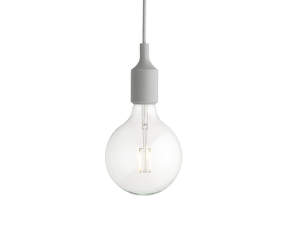 Závěsná LED lampa E27, light grey