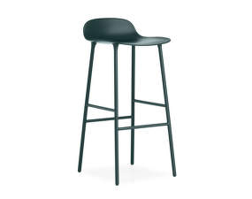 Barová židle Form 75 cm, green/steel