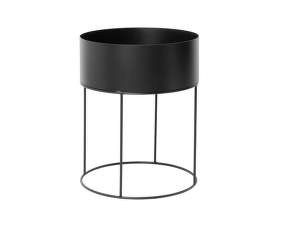 Truhlík na květiny Plant Box Round, black