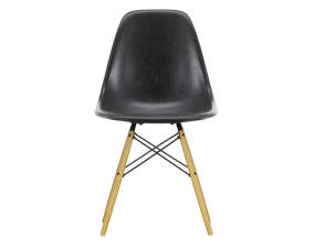 Židle Eames Fiberglass DSW, elephant hide grey/golden maple