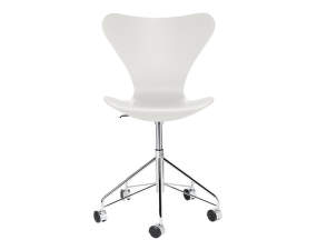 Židle Series 7 s otočnou podnoží, white / chrom