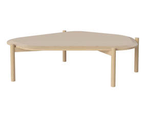Konferenční stolek Island, white oiled oak