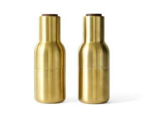 Mlýnky na sůl a pepř Bottle, set 2ks, brushed brass