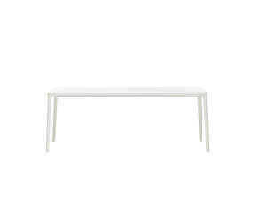 Jídelní stůl Plate 90x180, white MDF table top/white base