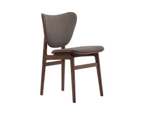 Čalouněná jídelní židle Elephant, dark stained oak / Wool - Fawn 124
