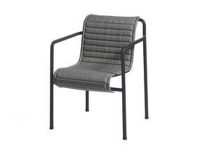 Textilní podsedák Palissade Dining Armchair quilted cushion, anthracite