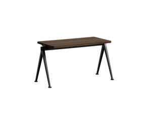 Lavice Pyramid Bench 11 85 cm, black powder coated steel / smoked solid oak