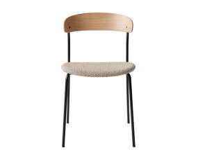 Čalouněná židle Missing Chair, Barnum - Hemp 3 / lacquered oak
