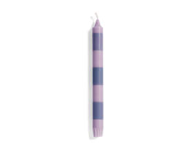Svíčka Stripe, purple/lilac