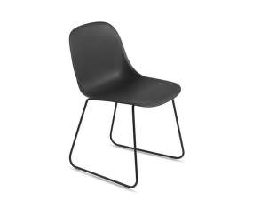 Židle Fiber Side Chair Sled Base, black