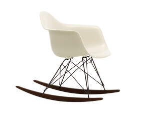 Houpací křeslo Eames Chair RAR, dark maple/pebble