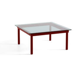 Konferenční stolek Kofi 80x80, barn red/grey