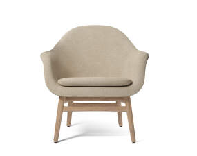 Křeslo Harbour Lounge Chair, natural oak/Bouclé 02