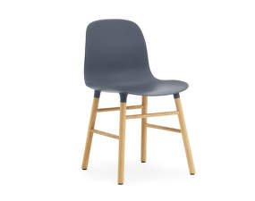 Židle Form, blue/oak