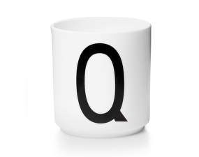 Hrnek s písmenem Q, white
