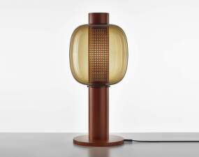 Stojací lampa Bonbori Large PC1165, smoke brown / copper metallic