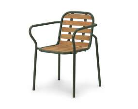 Židle s područkami Vig Robinia, dark green