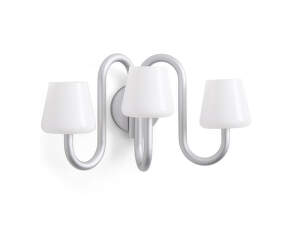 Lampa Apollo Wall Sconce, white opal glass