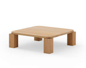 Konferenční stolek Atlas 82x82, natural oak