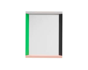 Zrcadlo Colour Frame Small, green/pink